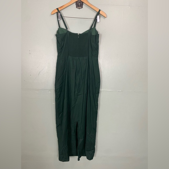 Reformation Stormi Maxi Dress Green Size 10 - Picture 7 of 10